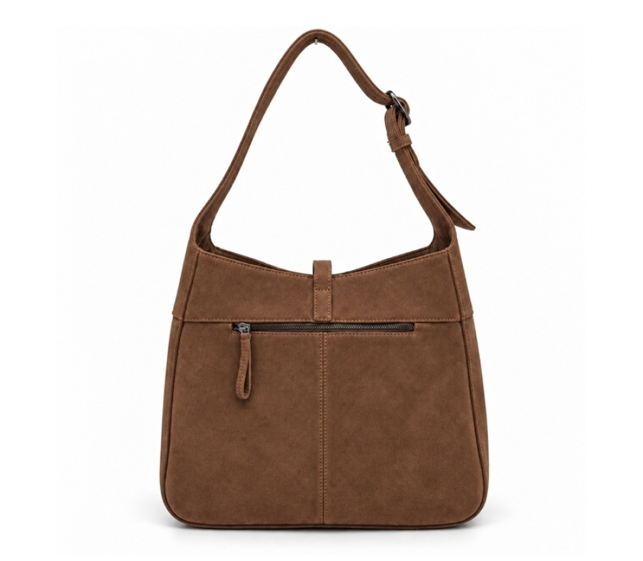 HELENA SHOPPER SUEDE COFFEE
